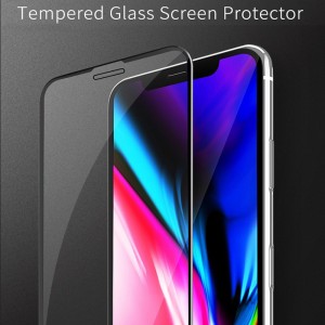 Protector de pantalla de vidrio templado impreso en seda 2.5D para XI / XI MAX 2019